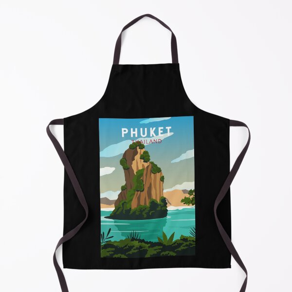 Item preview, Phuket Thailand Retro Vintage designed and sold by KrisSidDesigns.