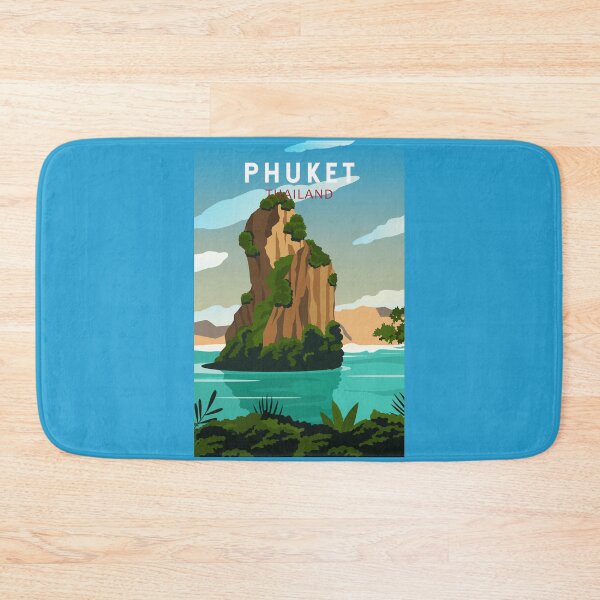 Item preview, Phuket Thailand Retro Vintage designed and sold by KrisSidDesigns.