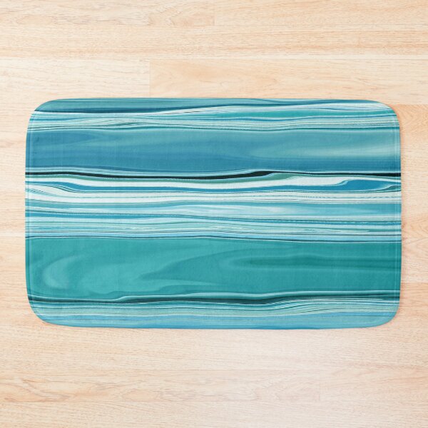 Item preview, Ocean Abstract Horizontal Stripes Beachy Vibes Beach House Décor Art 6 of 20  designed and sold by Beachy.