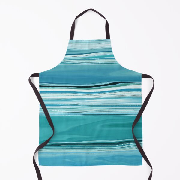 Item preview, Ocean Abstract Horizontal Stripes Beachy Vibes Beach House Décor Art 6 of 20 designed and sold by Beachy.