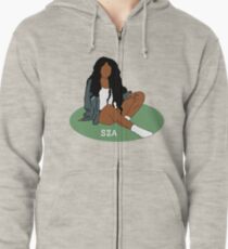 SZA - Ctrl album Zipped Hoodie