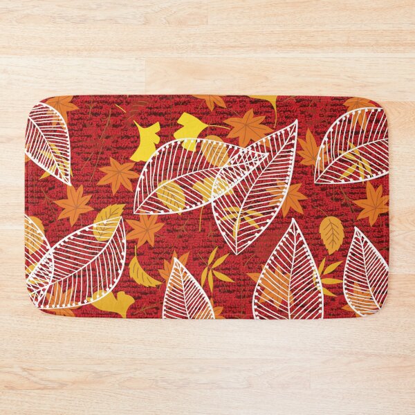 Item preview, Autumn red patterns maple leaves designed and sold by Astralia.