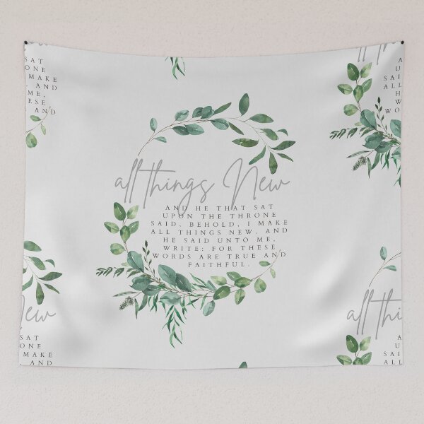 Item preview, Sabrina Farmer Art - All things New - Christian  designed and sold by sabrinart42.