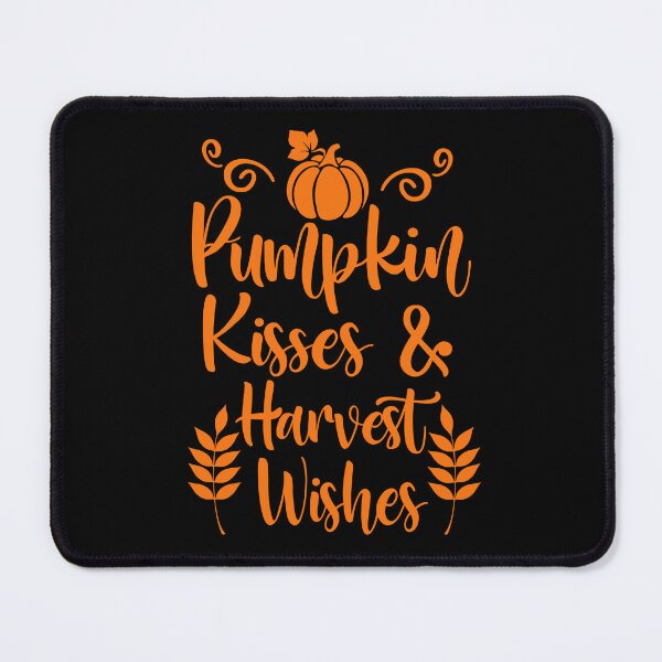 Item preview, Pumpkin Kisses and Harvest Wishes. Fall Quote, Autumn Quote, Harvest quote, Thanksgiving designed and sold by DesignHouse07.