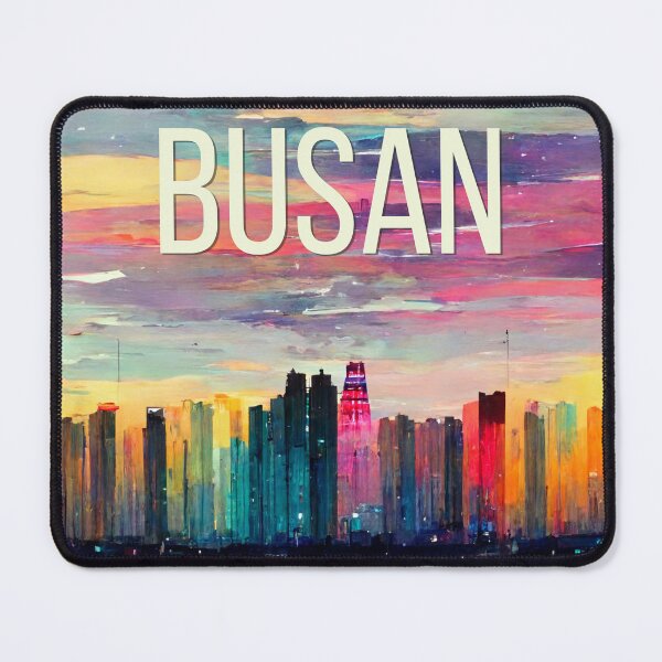 Item preview, Busan Skyline Art -  Korea  designed and sold by madtoyman.