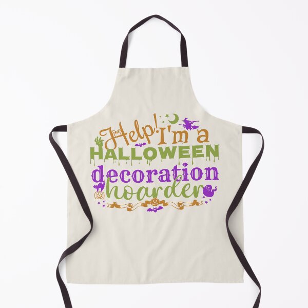 Item preview, Colorful Help! I'm A Halloween Decoration Hoarder, Cream Base designed and sold by TrulyEpoque.