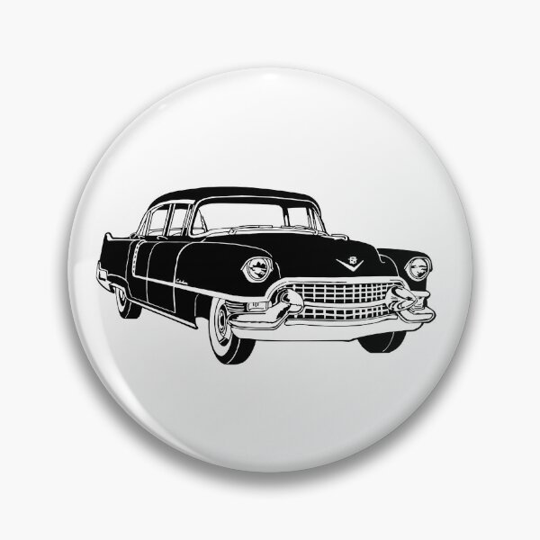 Item preview, 1955 Cadillac | Classic Car Vector | Vintage Cadillac Print designed and sold by Robert Walter.
