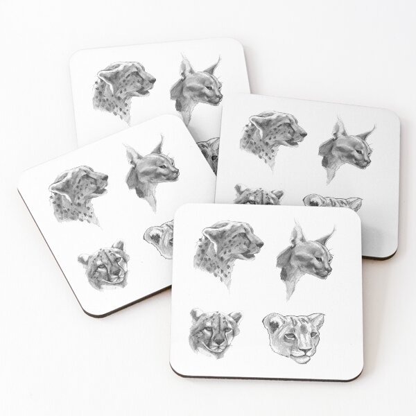 Item preview, Big Cats - Cheetah, Caracal, Lion Cub  designed and sold by TheDaysIdeas.