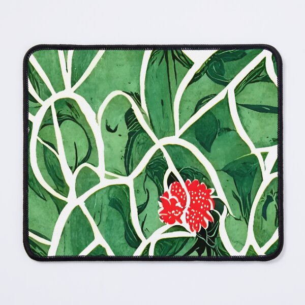 Aperçu de l'œuvre Jungle rouge créée et vendue par PinterPattern.