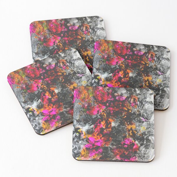 Item preview, Abstract Grey and Shocking Pink Pattern designed and sold by Mircea Boboc.