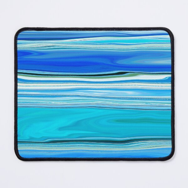 Item preview, Ocean Abstract Horizontal Stripes Beachy Vibes Beach House Décor Art 7 of 20  designed and sold by Beachy.