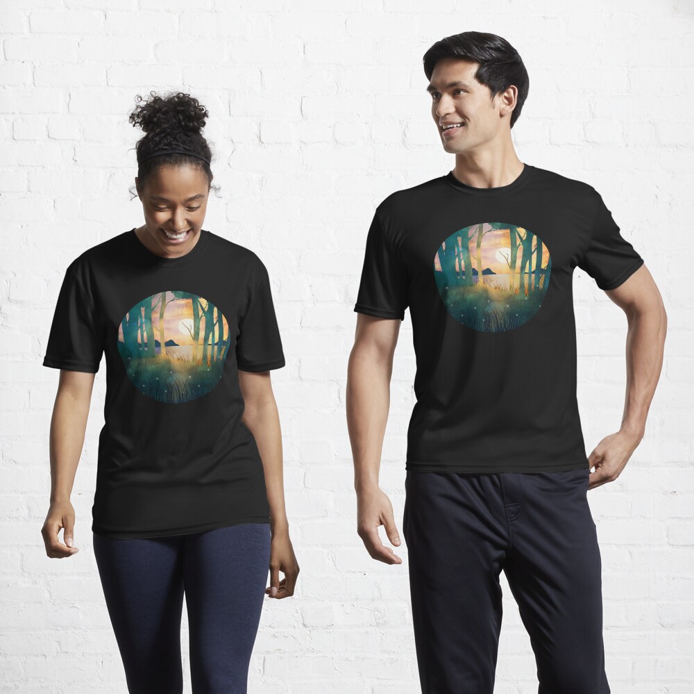 Aperçu de l'œuvre T-shirt respirant créée et vendue par spacefrogdesign.