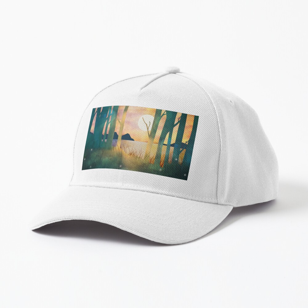 Aperçu de l'œuvre Casquette de baseball créée et vendue par spacefrogdesign.