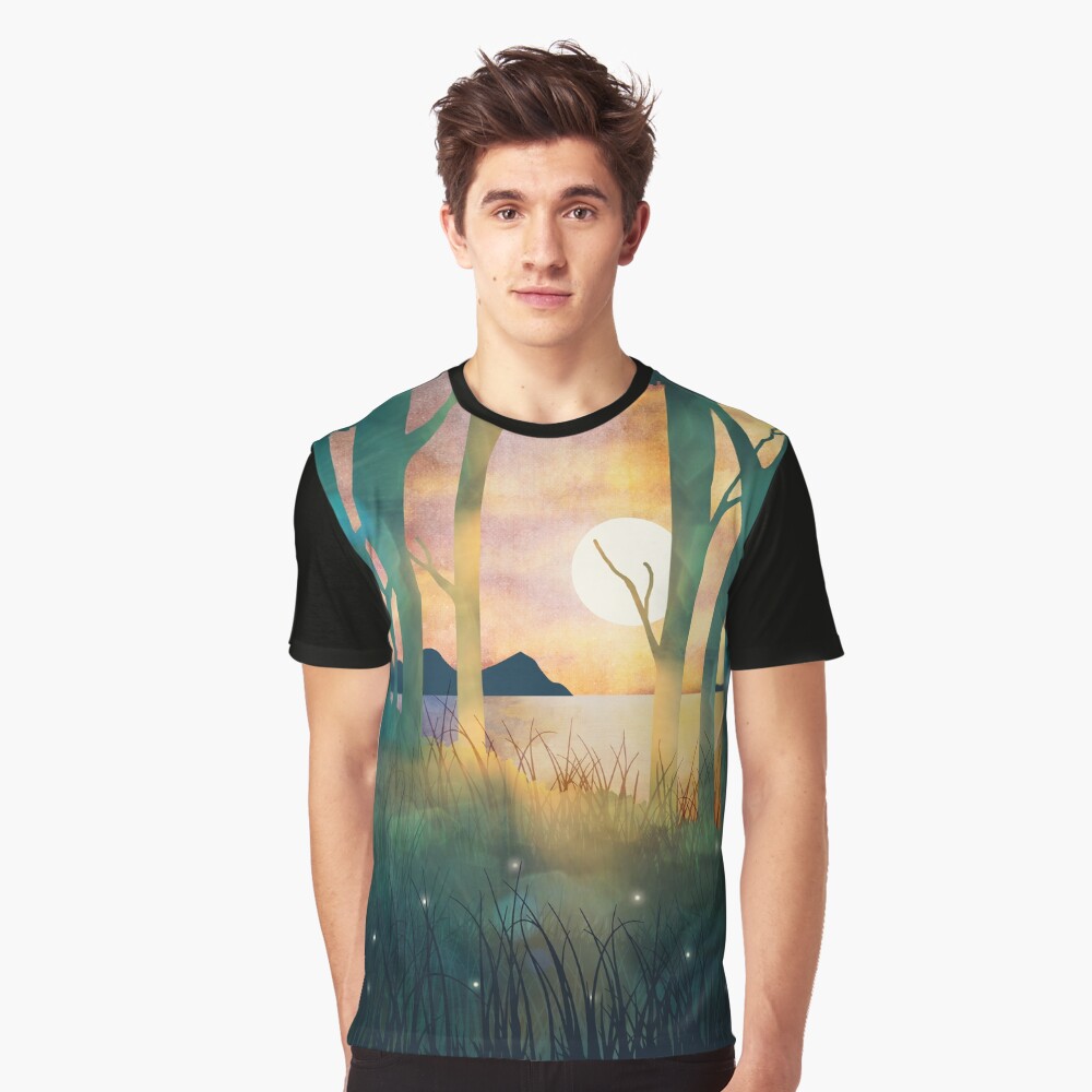 Aperçu de l'œuvre T-shirt graphique créée et vendue par spacefrogdesign.