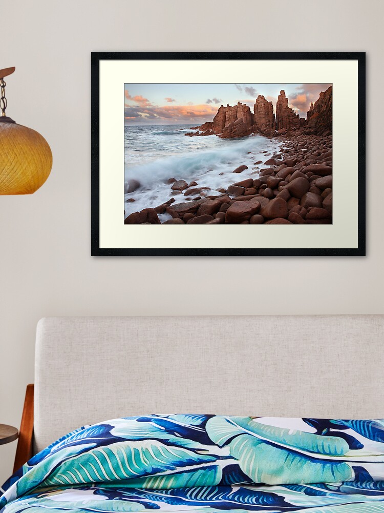 Framed Art Print, The Pinnacles, Philip Island, Australia designed and sold by Michael Boniwell