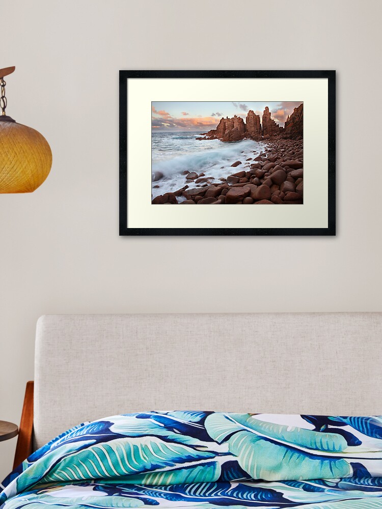 Framed Art Print, The Pinnacles, Philip Island, Australia designed and sold by Michael Boniwell