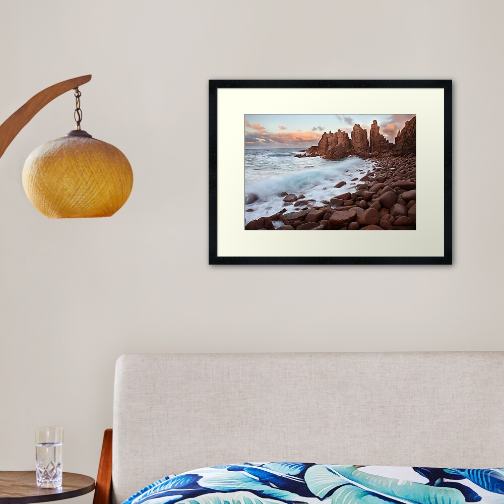 The Pinnacles, Philip Island, Australia Framed Art Print