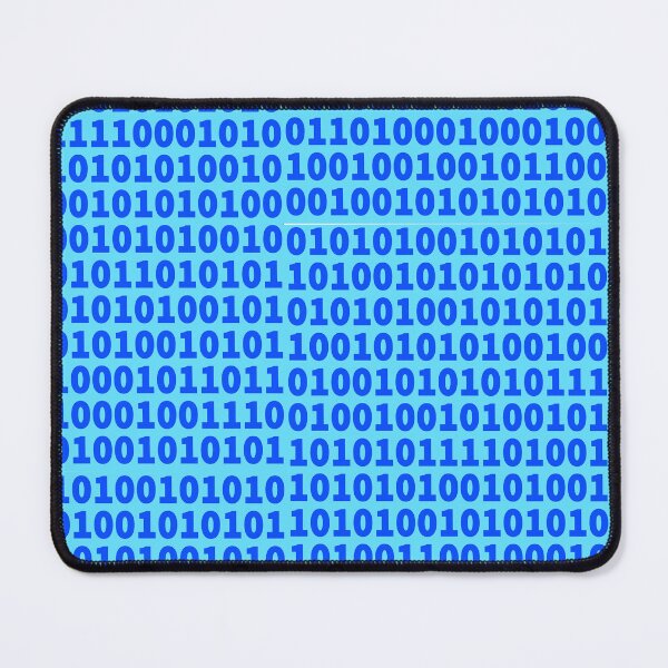 Item preview, Binary blue patterned designed and sold by AurelsPrints.
