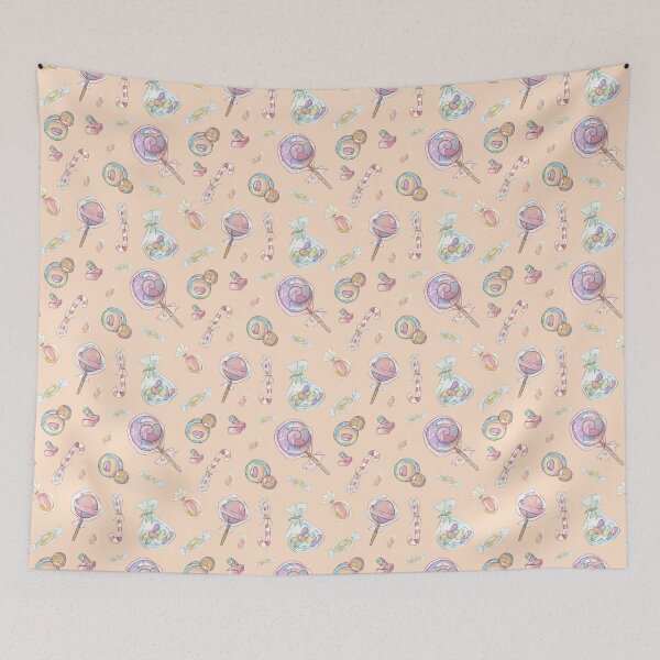 Item preview, Sweet Candy Watercolor Pattern  designed and sold by DebbisPalette.