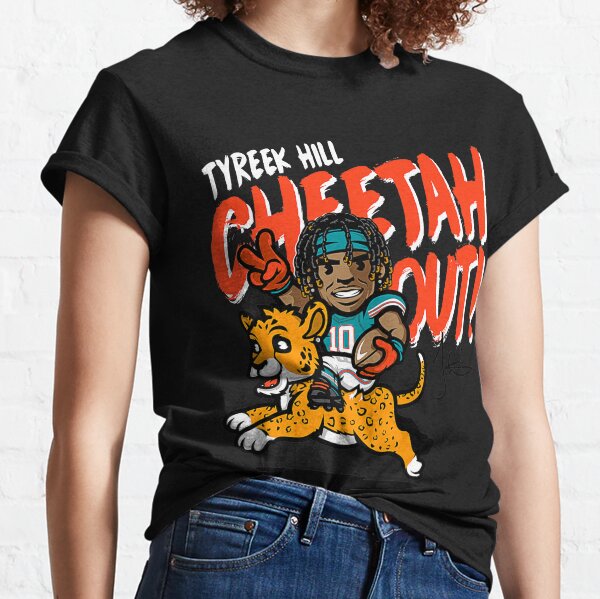 Tyreek Hill South Beach Cheetah To Miami Dolphins T-shirt - REVER