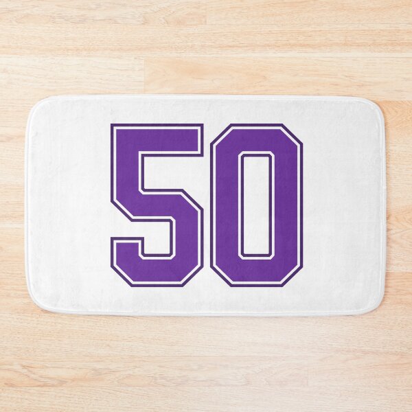 Item preview, Purple Number 50 lucky sports jersey fifty designed and sold by HeavyStyle.