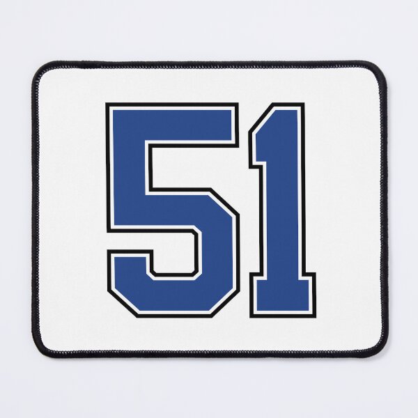 Item preview, Number 51 lucky sports jersey fifty one designed and sold by HeavyStyle.