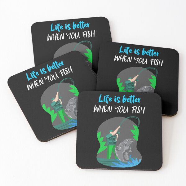 Item preview, LIFE IS BETTER WHEN YOU FISH designed and sold by MJ96-PRO.