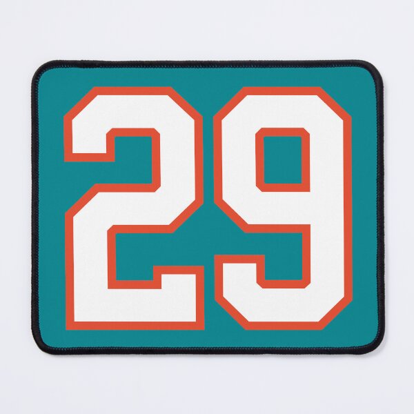 Item preview, Sports Number 29, white orange color lucky sport twenty nine designed and sold by ArtIsParty.