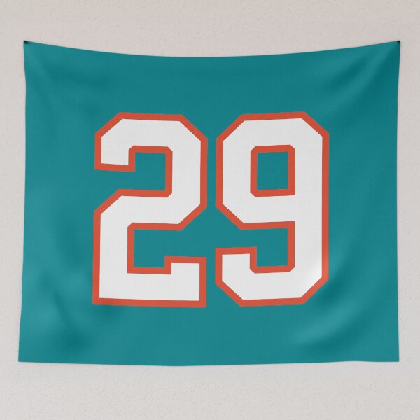 Item preview, Sports Number 29, white orange color lucky sport twenty nine designed and sold by ArtIsParty.