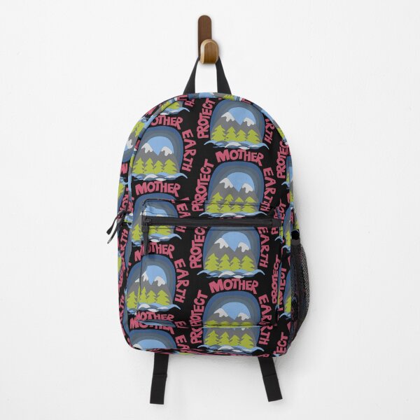 Item preview, Protect Mother Earth Illustrated Mountain Climate Change Ambassador designed and sold by AngelDawnDesign.