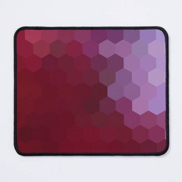 Item preview, POPPY RED AND LILAC HONEYCOMB designed and sold by EDDESIGNFORFUN.