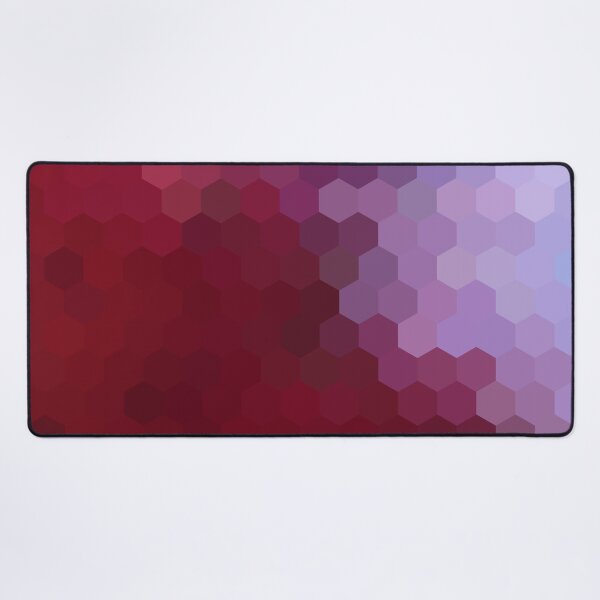 Item preview, POPPY RED AND LILAC HONEYCOMB designed and sold by EDDESIGNFORFUN.