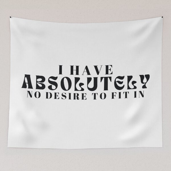 Item preview, I Have Absolutely No Desire to Fit In  | Funny Introvert Hoodie for Friends or Family | Sarcastic Nonconformist designed and sold by Alexa5454.