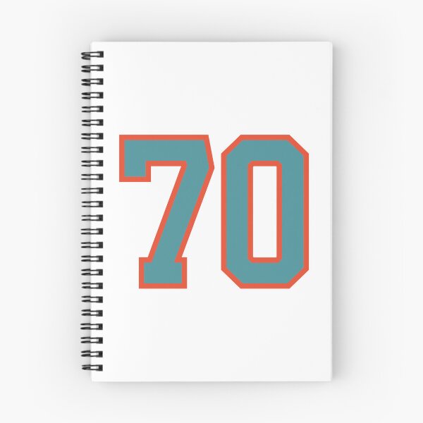 Item preview, 70 number, aqua orange lucky sports seventy designed and sold by ArtIsParty.