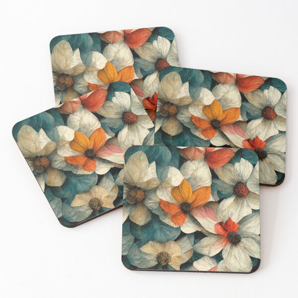 Item preview, Harmonic Retro Vintage Flower Pattern designed and sold by lordyswiss.