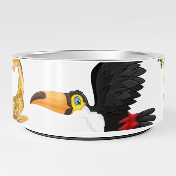 Wild Animals Pet Bowl