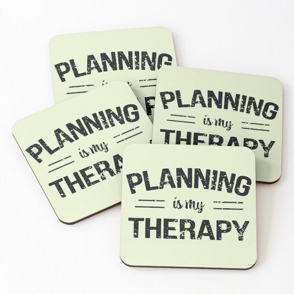 Item preview, Planning Is My Therapy, Funny Design For Planning Lover designed and sold by LOGPRO.