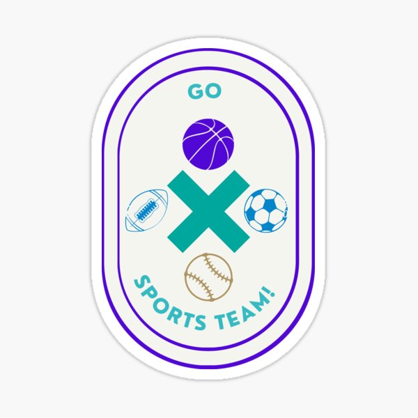 "Go Sports Team!" Sticker for Sale by joneswt1 Redbubble