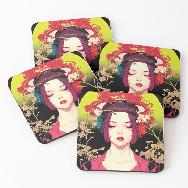 Item preview, beautiful asian woman poster designed and sold by RGB-crayon.