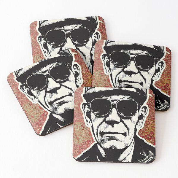 Item preview, Hunter S. Thompson Retro Vintage Portrait designed and sold by Mystikos Art.