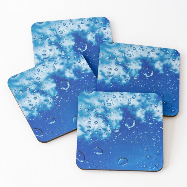 Item preview, blue water drops designed and sold by LesLapins.