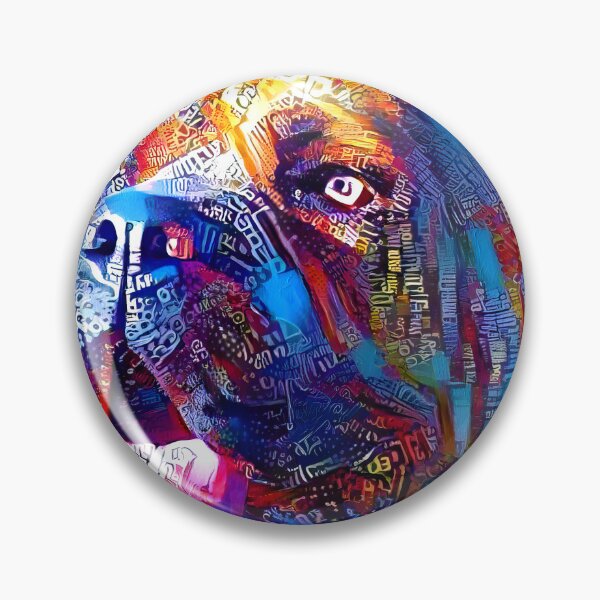 Item preview, Cane Corso head - colorful painting designed and sold by NickoPrints.