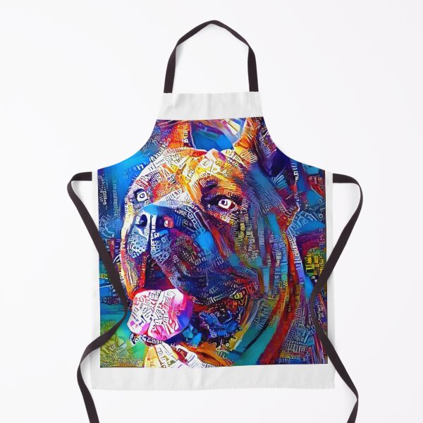 Item preview, Cane Corso head - colorful painting designed and sold by NickoPrints.