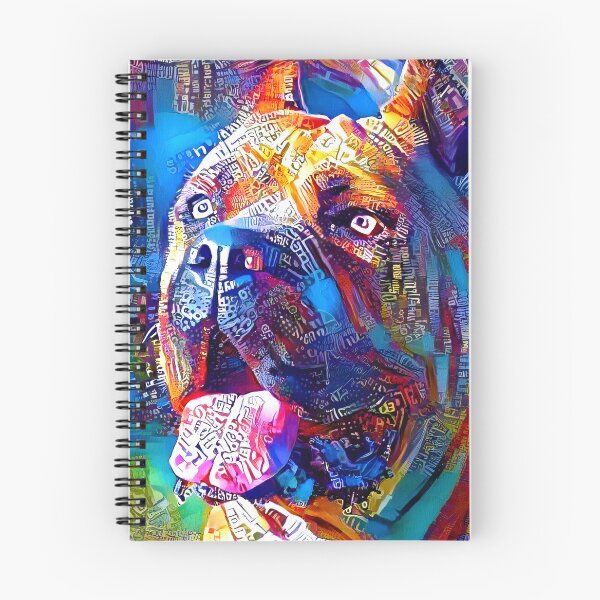 Item preview, Cane Corso head - colorful painting designed and sold by NickoPrints.