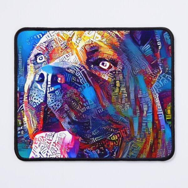 Item preview, Cane Corso head - colorful painting designed and sold by NickoPrints.