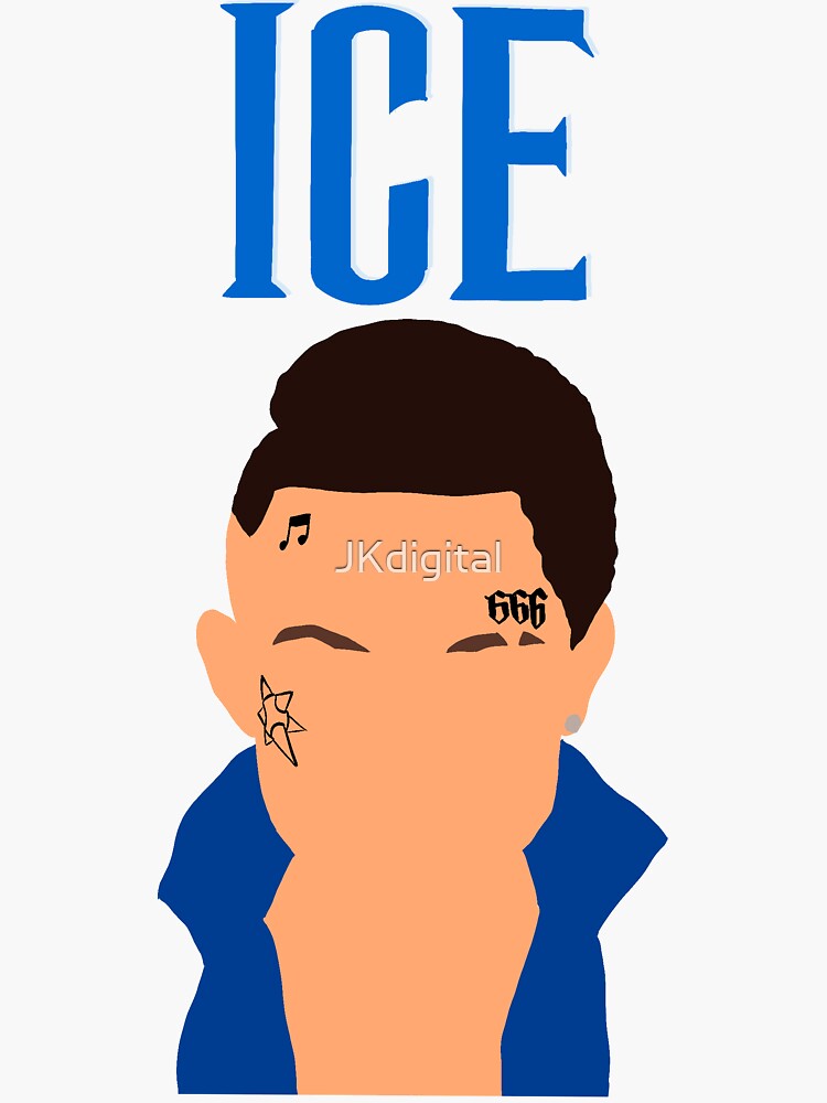 "Morgenshtern ICE" Sticker for Sale by JKdigital | Redbubble
