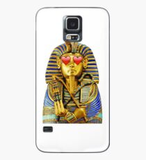 König Tut Herz Augen Emoji Hülle & Klebefolie für Samsung Galaxy