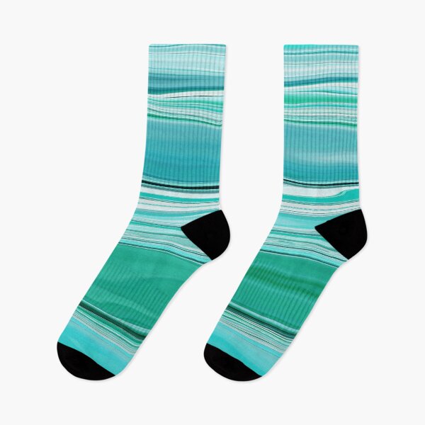 Item preview, Ocean Abstract Horizontal Stripes Beachy Vibes Beach House Décor Art 9 of 20  designed and sold by Beachy.