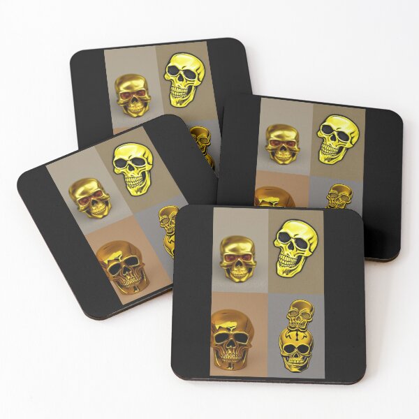 Item preview, Golden Yellow Skulls designed and sold by Riccivela.