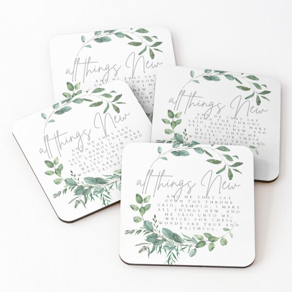Item preview, Sabrina Farmer Art - All things New - Christian  designed and sold by sabrinart42.
